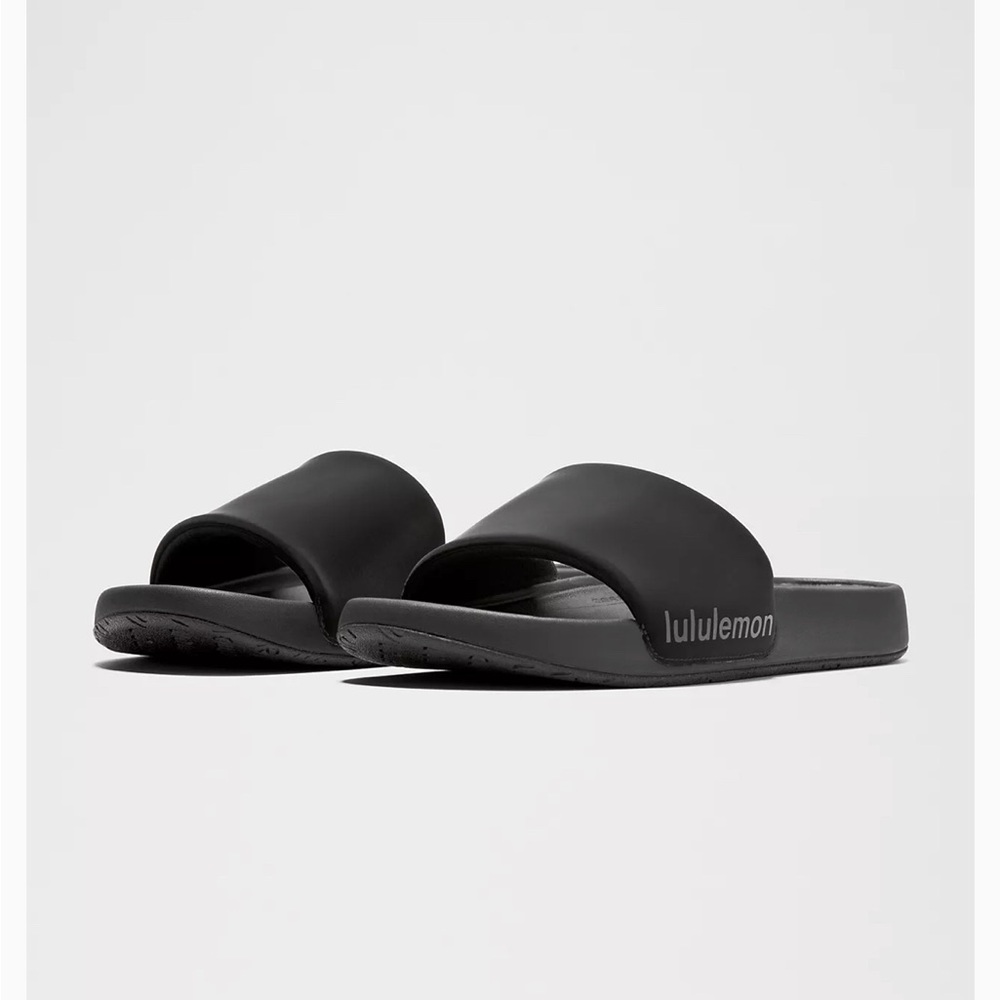 lululemon athletica Black Slide Sandals